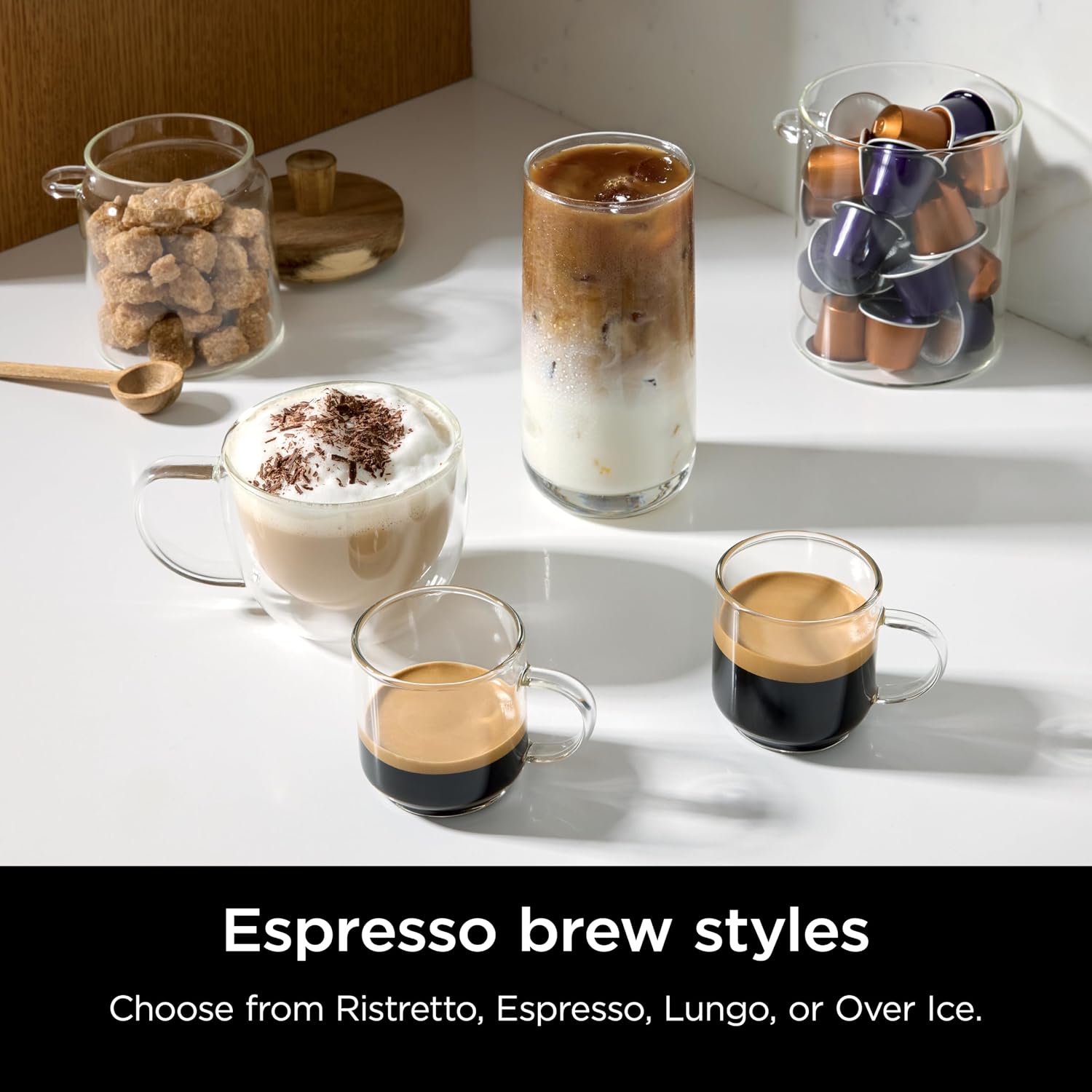 2-in-1 Filter Coffee and Pod Capsule Machine with Built-in Milk Frother 1.8L Gunmetal